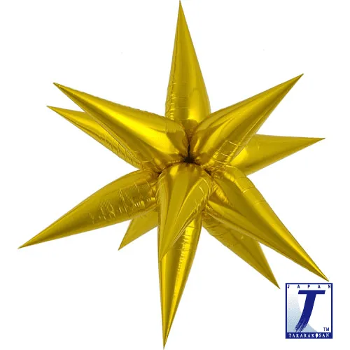 takara-ibrex-million-star-mini-folienballon-gold-metallic image 1