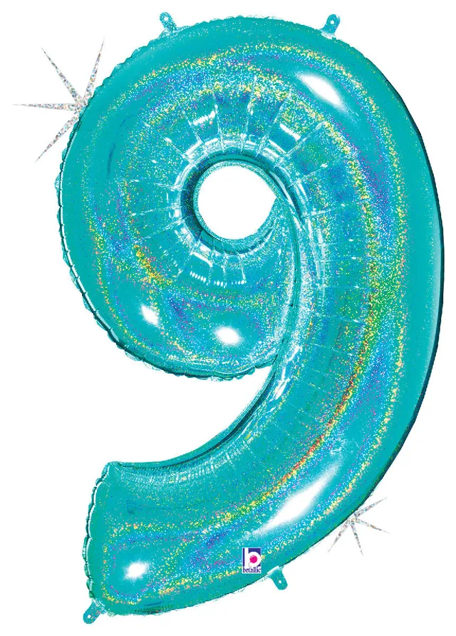 betallic-foil-balloons-number-9-glitter-folienballon-34-blau image 1