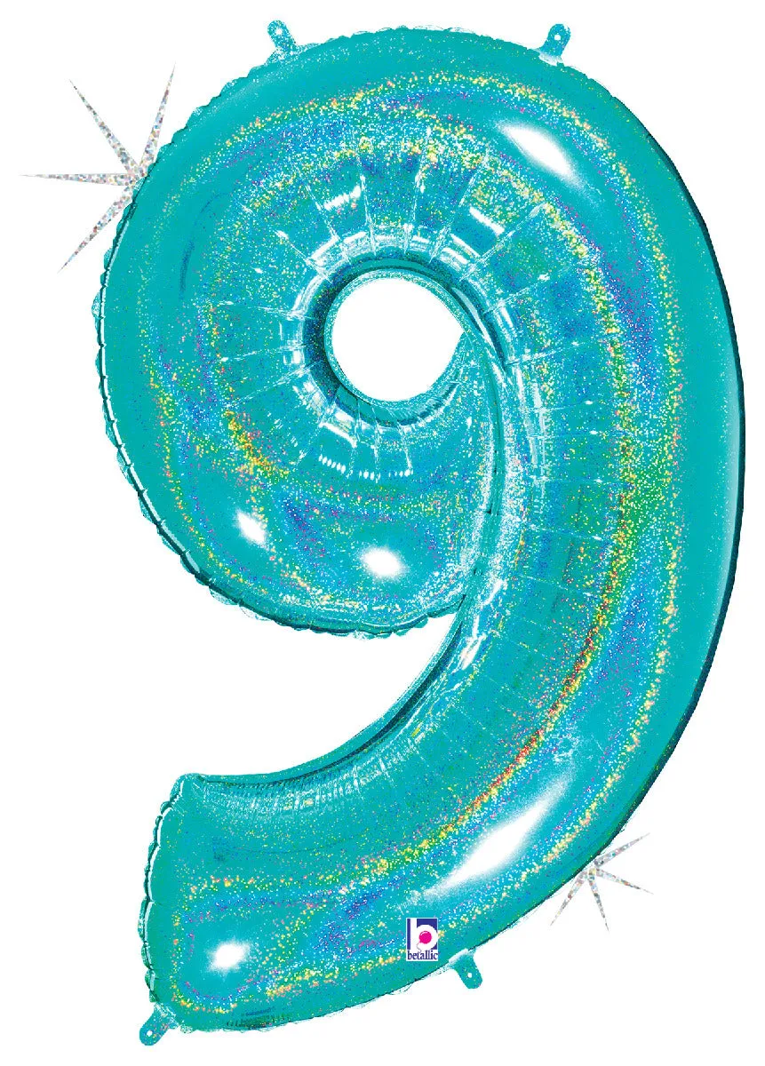 betallic-foil-balloons-number-9-glitter-folienballon-34-blau image 1