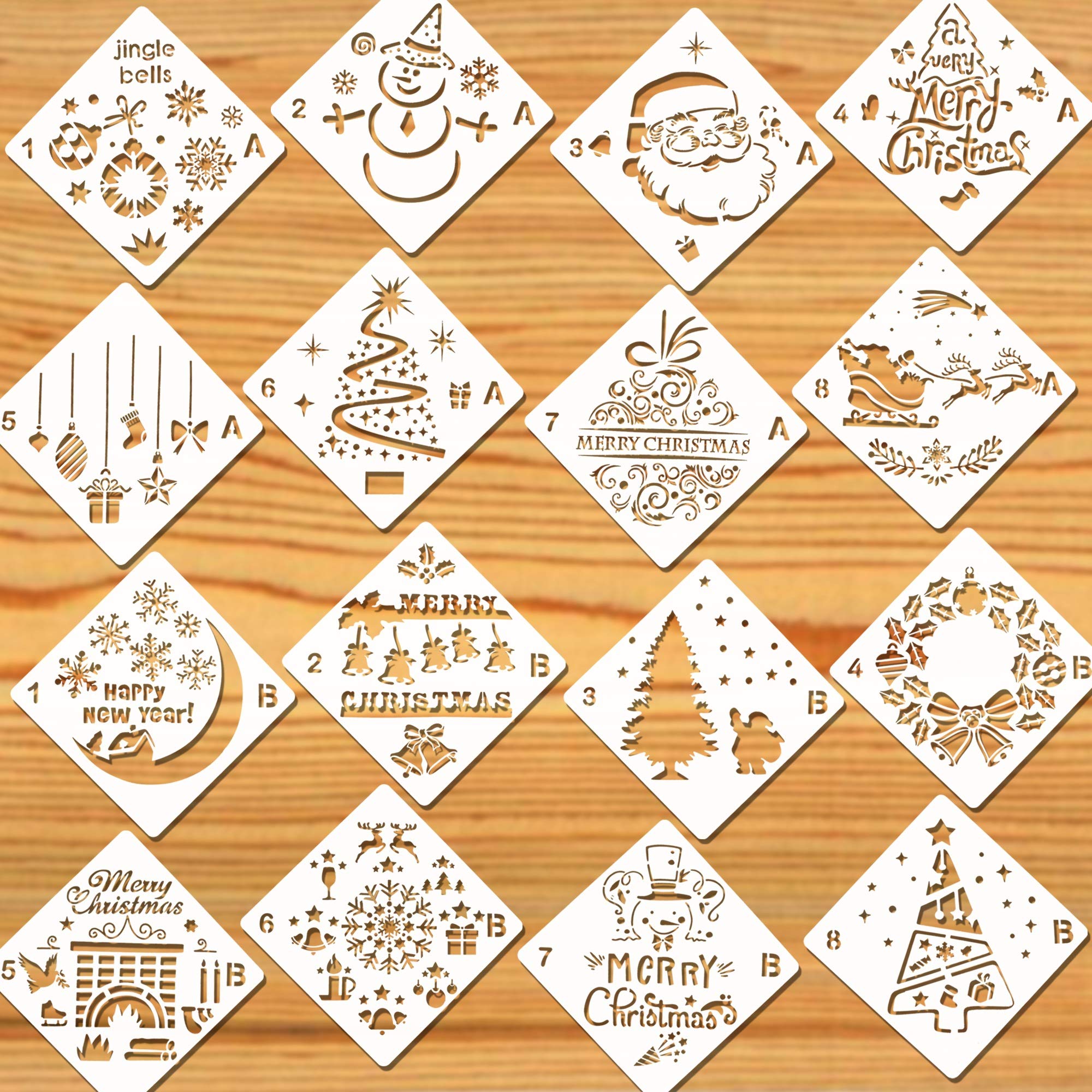 howaf-weihnachtsschablonen-set-malschablonen-24-st-ck-stil-a image 8