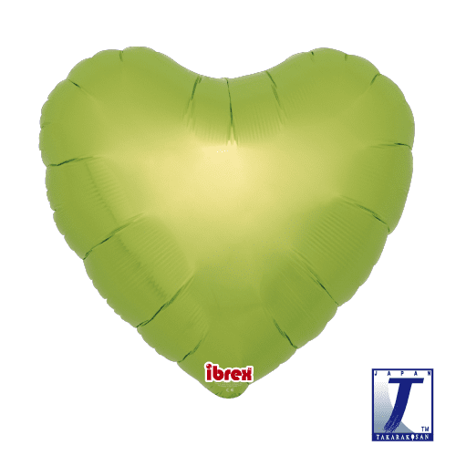 takara-ibrex-heart-14-folienballon-metallic-lime-green-35cm image 1