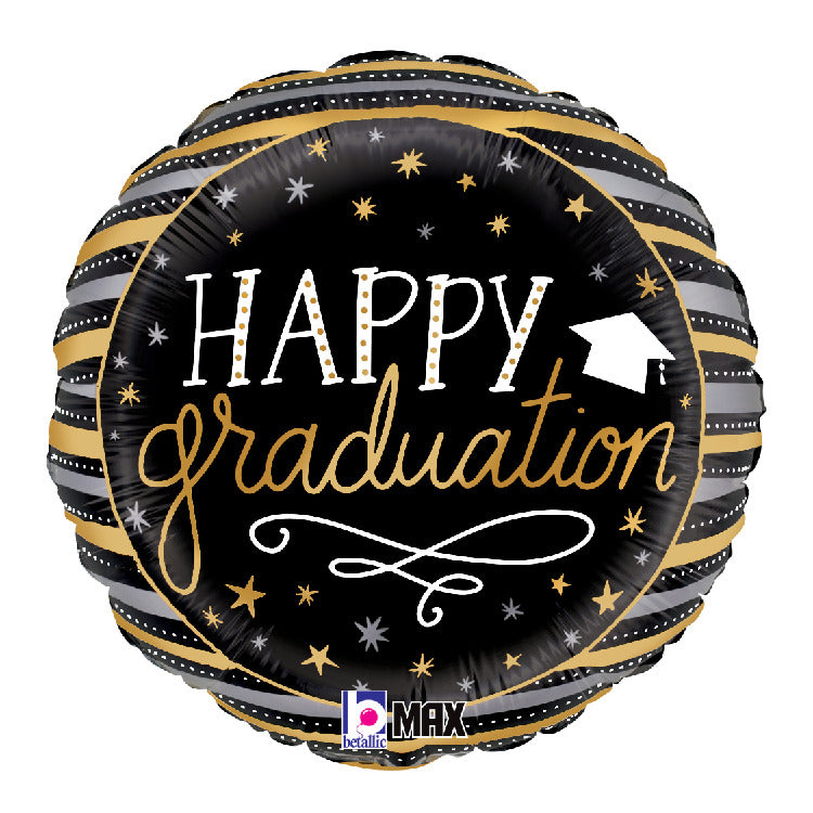 betallic-satin-metallic-graduation-stripes-folienballon-abschluss image 2