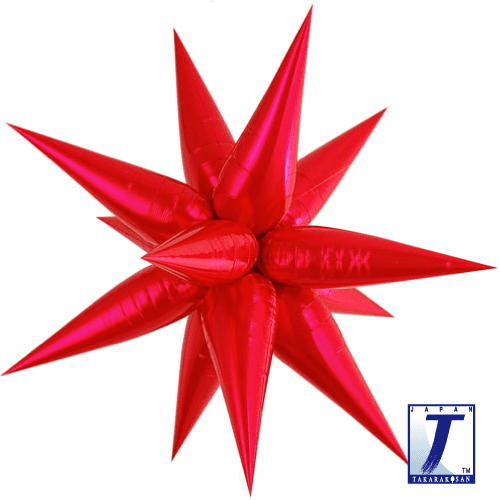 takara-ibrex-million-star-luftballon-metallic-rot-stern image 1