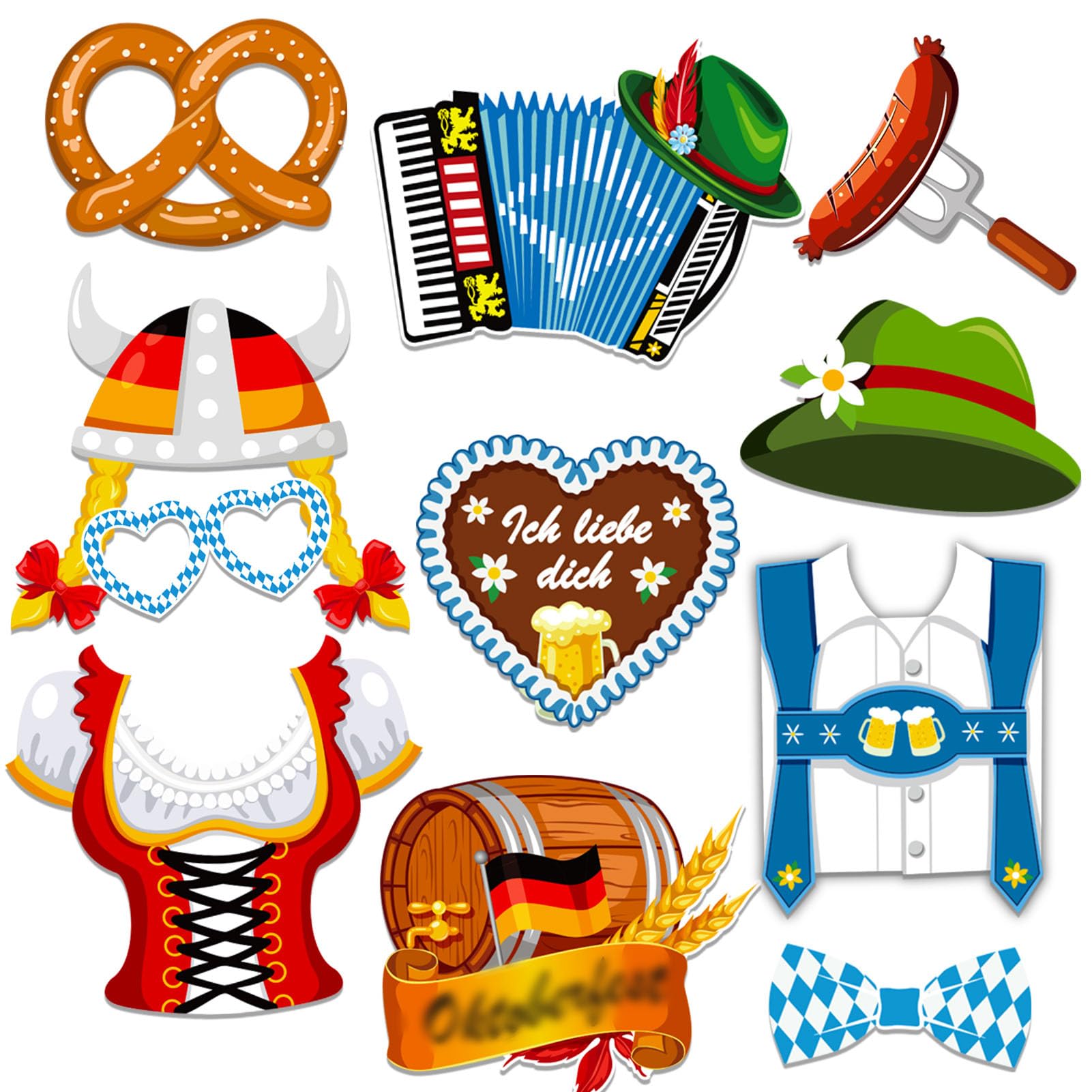 howaf-oktoberfest-fotorequisiten-photo-booth-props-35-stueck image 2
