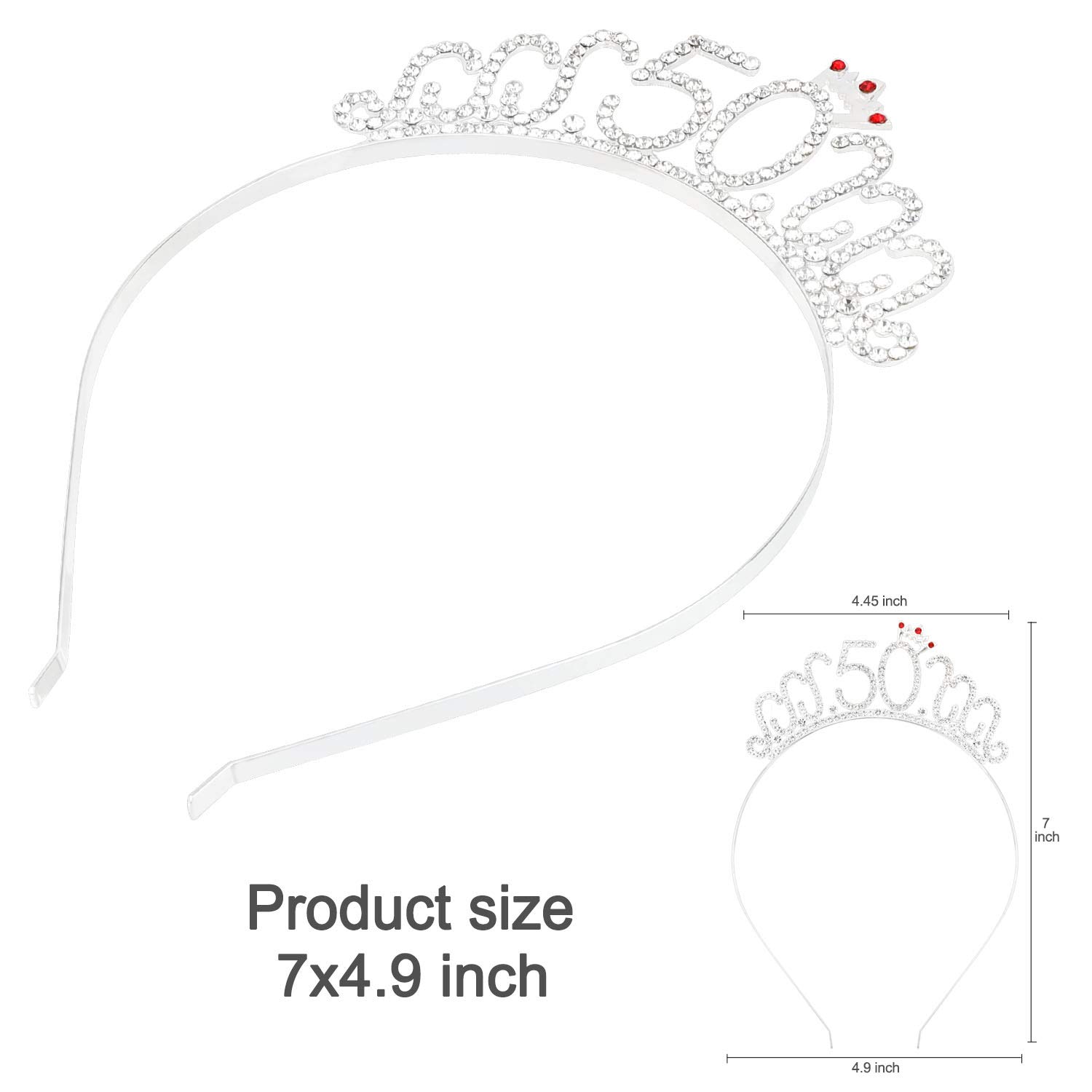 howaf-50-geburtstag-sch-rpe-und-tiara-ros-gold-fabulous image 2