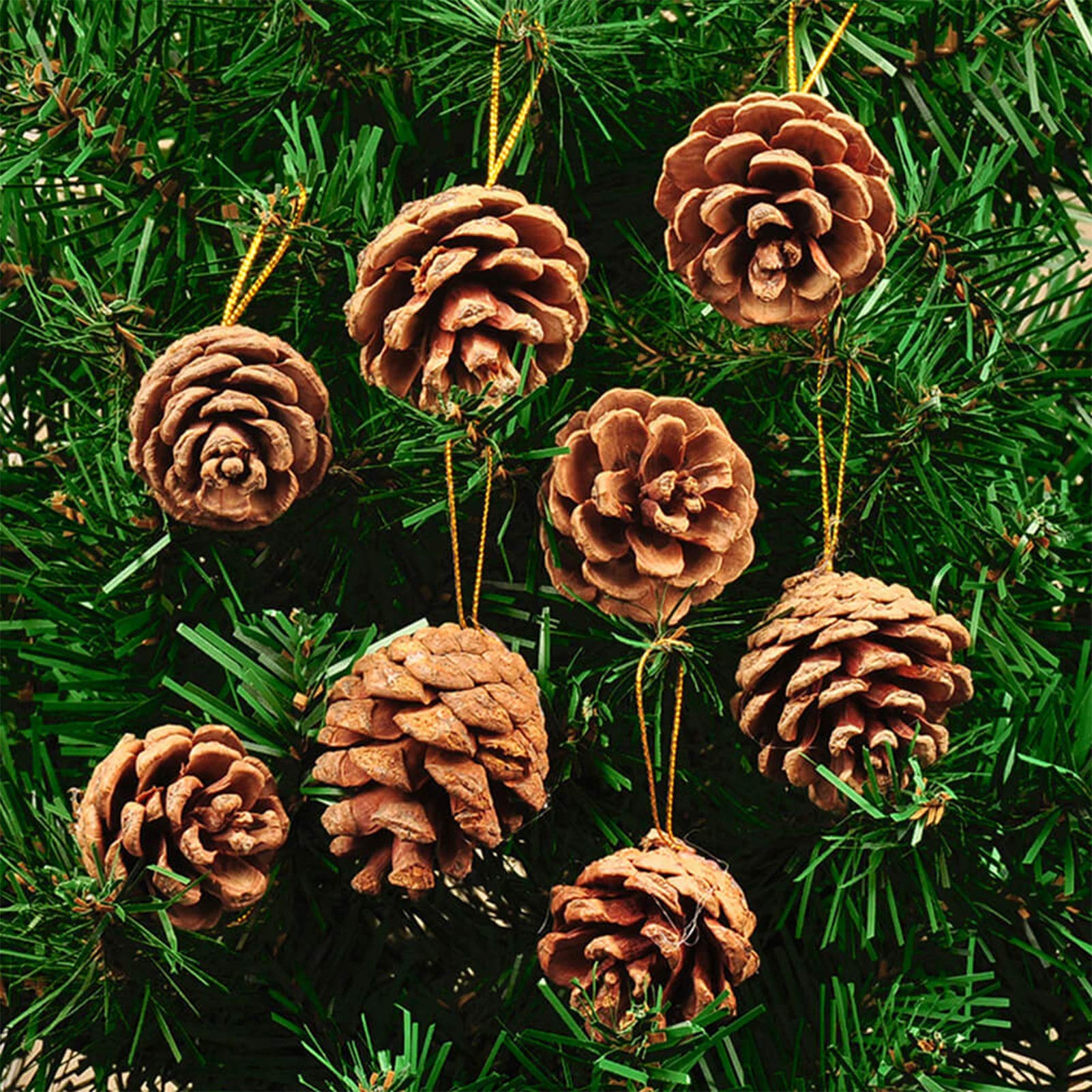 howaf-tannenzapfen-natur-25-stk-christbaumschmuck-5-6-cm image 6