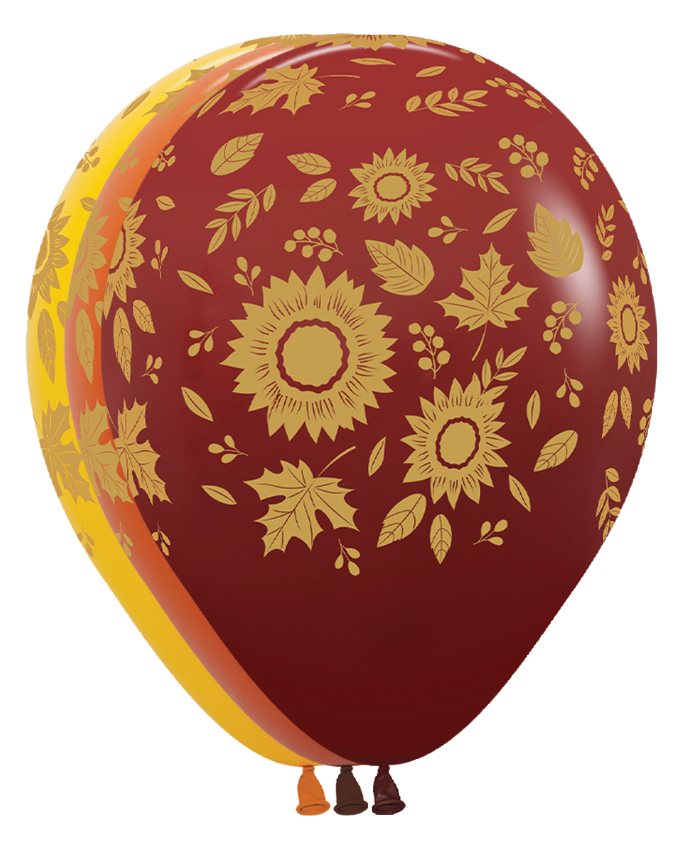 betallic-latex-balloons-harvest-sunflowers-luftballons-11zoll-50stk image 1