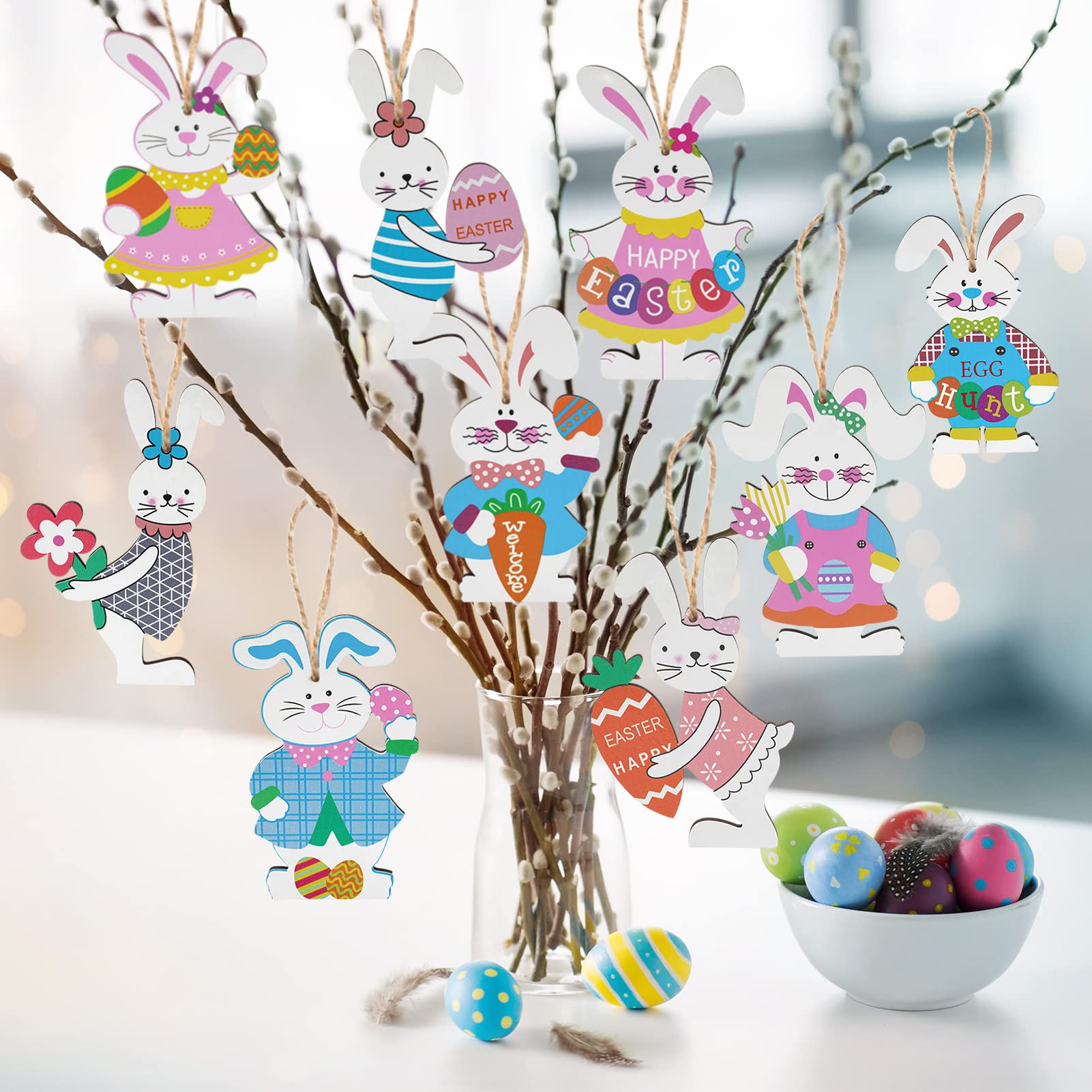 howaf-osteranh-nger-hase-holz-9-stk-osterdeko-h-ngedeko image 4