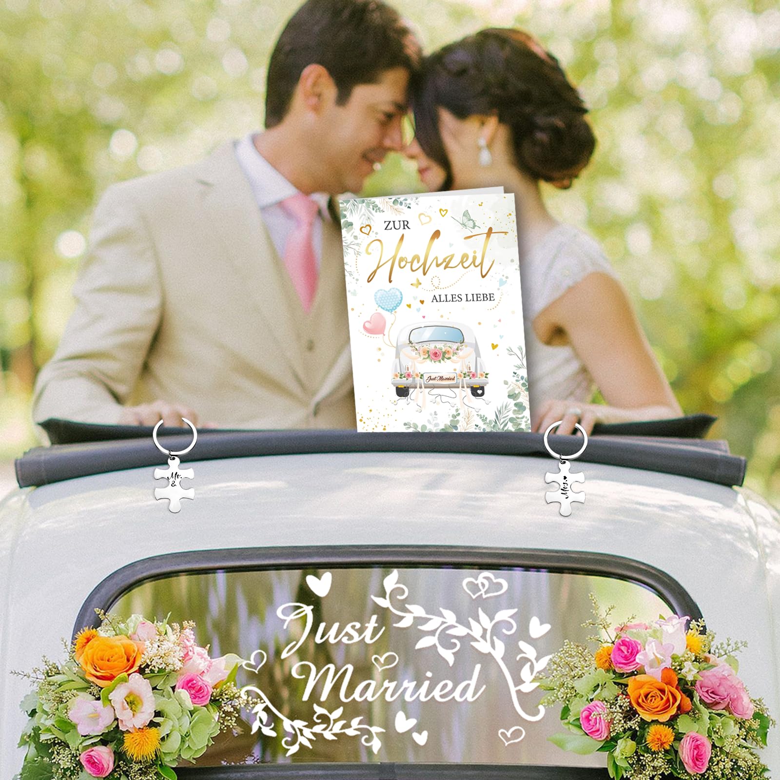 howaf-hochzeitskarte-mit-mr-mrs-schl-sselanh-nger-1-st-ck image 7