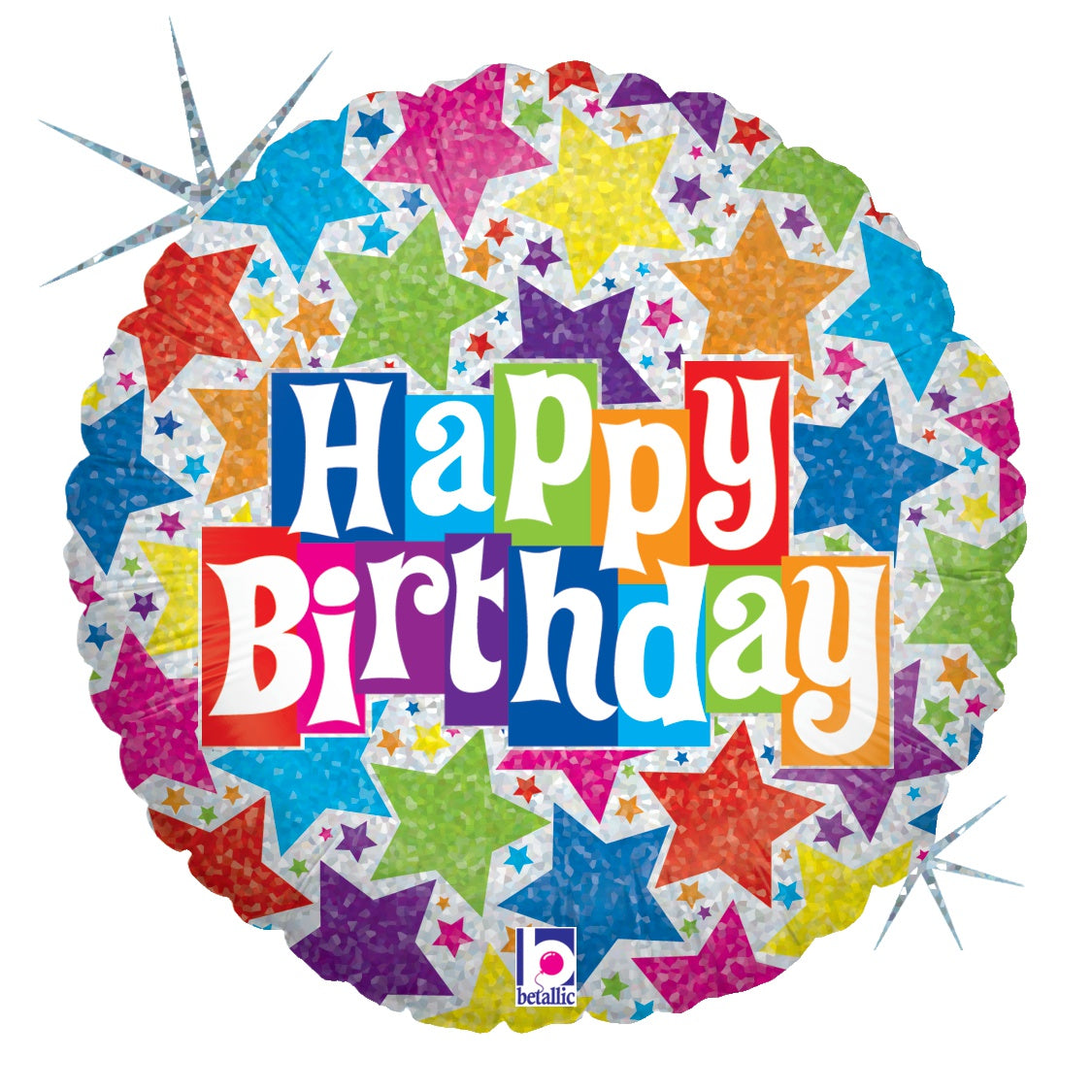 betallic-foil-balloons-designer-birthday-folienballon-9-holografisch image 1