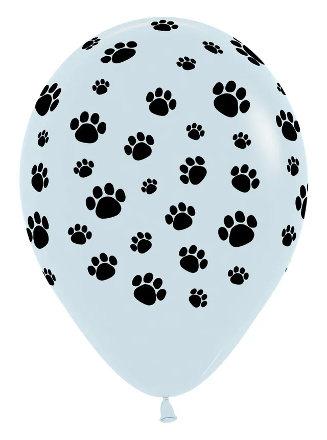 betallic-paw-prints-latexballon-11-zoll-wei-50-st-ck-pfoten image 1