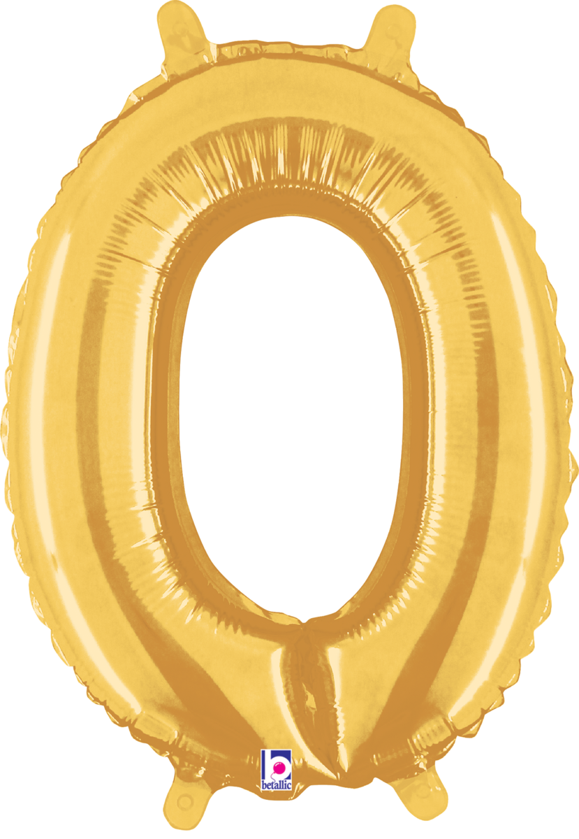 betallic-number-0-gold-folienballon-34-zoll-verpackt-flach image 2
