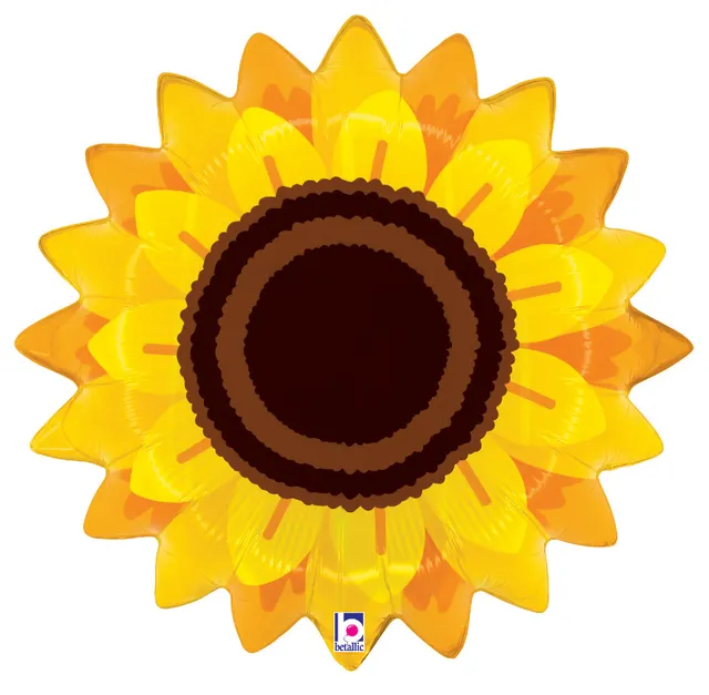 betallic-autumn-sunflower-folienballon-22-zoll-sonnenblume image 1