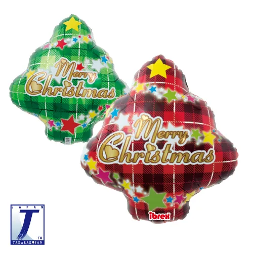 takara-ibrex-shape-15-folienballon-tartan-tree-rot-gr-n image 1