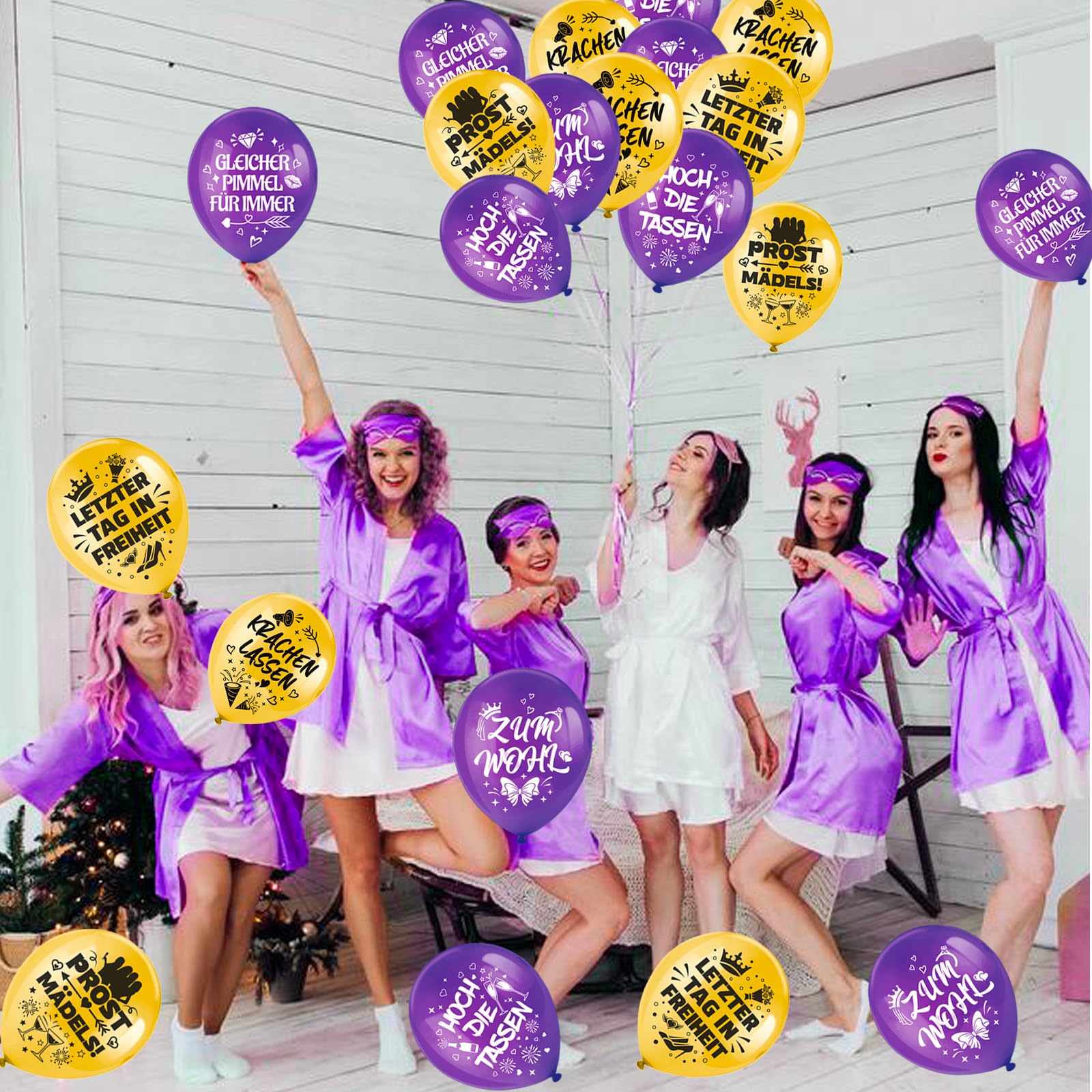 howaf-gleicher-pimmel-f-r-immer-jga-set-banner-luftballons-lila-gold image 7
