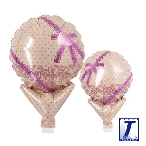takara-upright-round-5-spitze-bordeaux-folienballon image 1