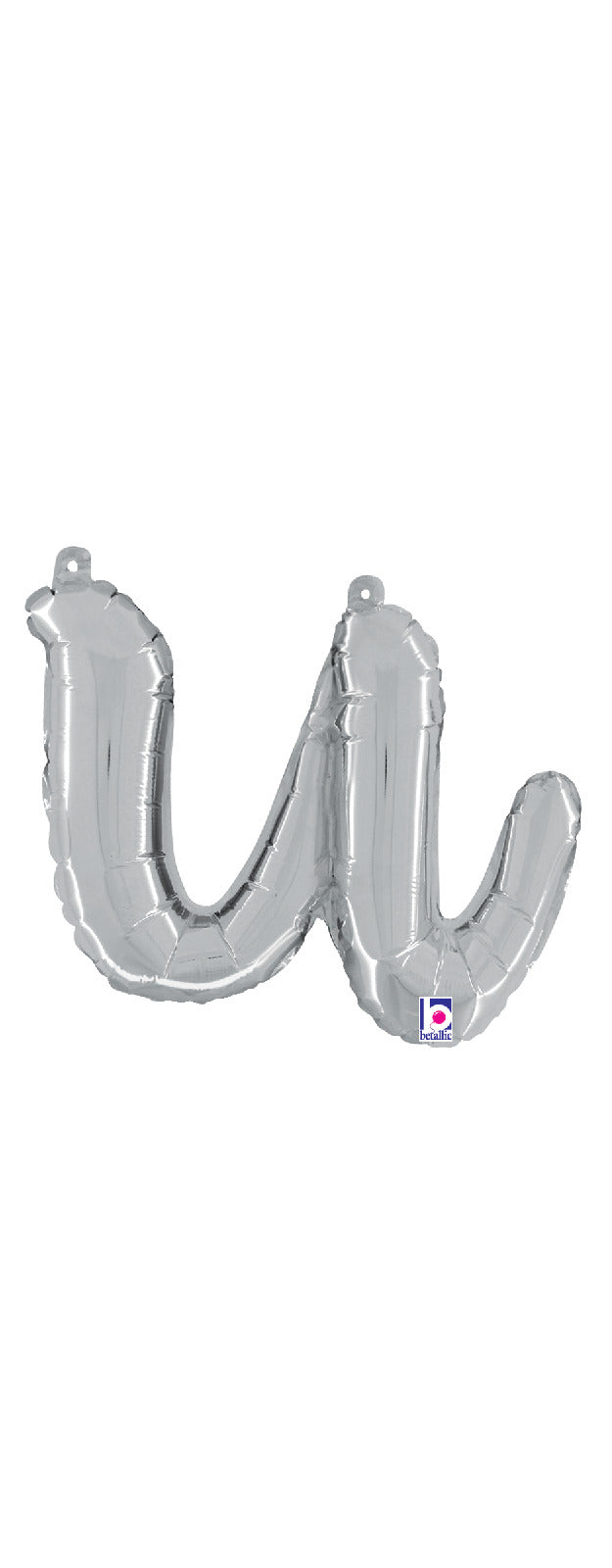 betallic-script-buchstabe-u-silber-14-folienballon image 1
