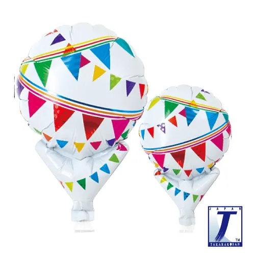 takara-upright-round-5-zoll-luftballon-pennant-garland image 1
