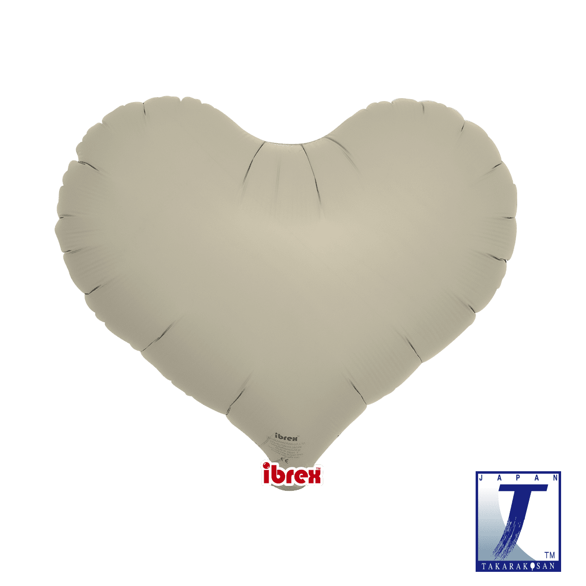 takara-ibrex-jelly-heart-14-folienballon-sandgrau image 1