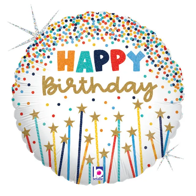 betallic-foil-balloons-birthday-star-candles-folienballon-18-holografisch image 1