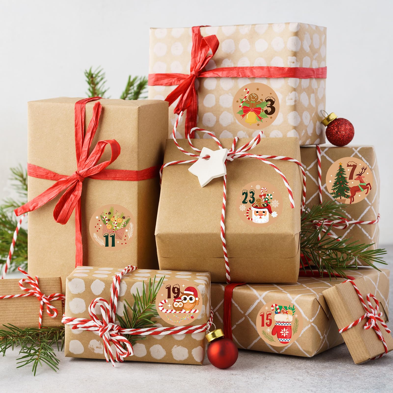 howaf-adventskalender-aufkleber-zahlen-1-24-sticker-kraft-192-stk image 4
