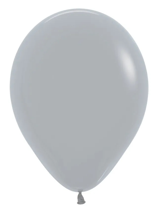 betallic-deluxe-grey-luftballons-11-10er-grau-uni image 1