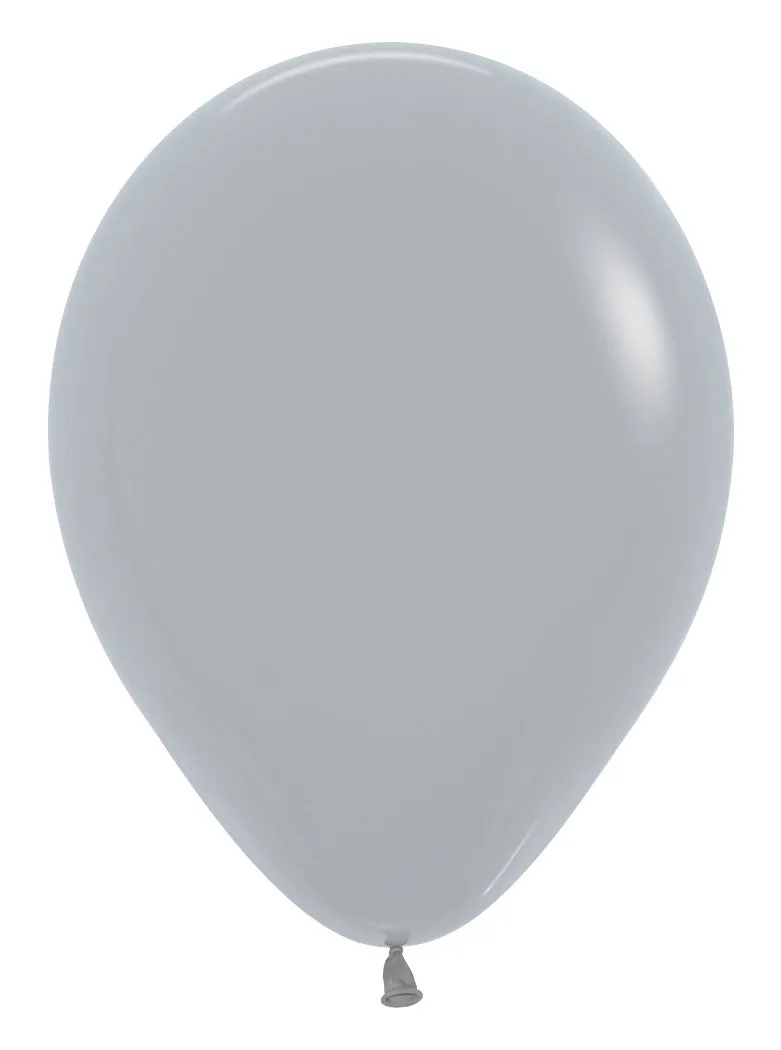 betallic-deluxe-grey-luftballons-11-10er-grau-uni image 1