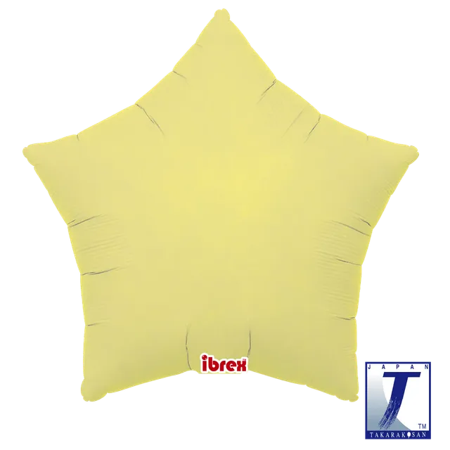 takara-ibrex-star-15-zoll-sternballon-pastel-yellow image 1