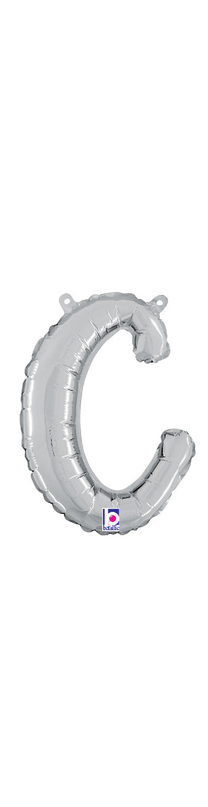 betallic-foil-balloons-script-letter-c-silber-folienballon-14 image 1
