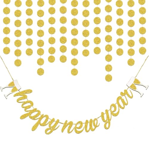 howaf-silvester-deko-2027-girlande-happy-new-year-gold image 7