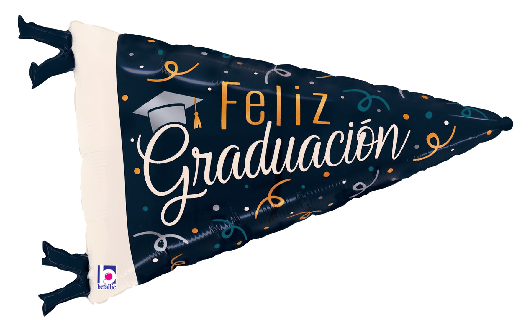 betallic-foil-balloons-feliz-graduaci-n-folienballon-wimpel-79-cm image 1