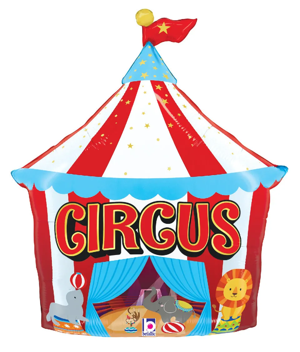 betallic-foil-balloons-circus-tent-folienballon-31-zoll-zirkuszelt image 1