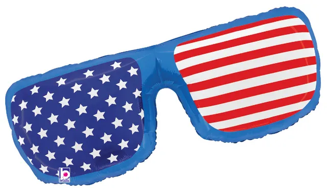 betallic-patriotic-sunglasses-folienballon-31-zoll-sommer image 1