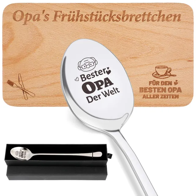howaf-opa-geschenk-fr-hst-cksbrettchen-l-ffel-gravur-2-tlg image 1