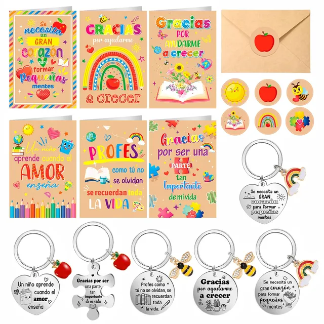 howaf-lehrerin-abschiedsgeschenk-set-karte-anh-nger image 1