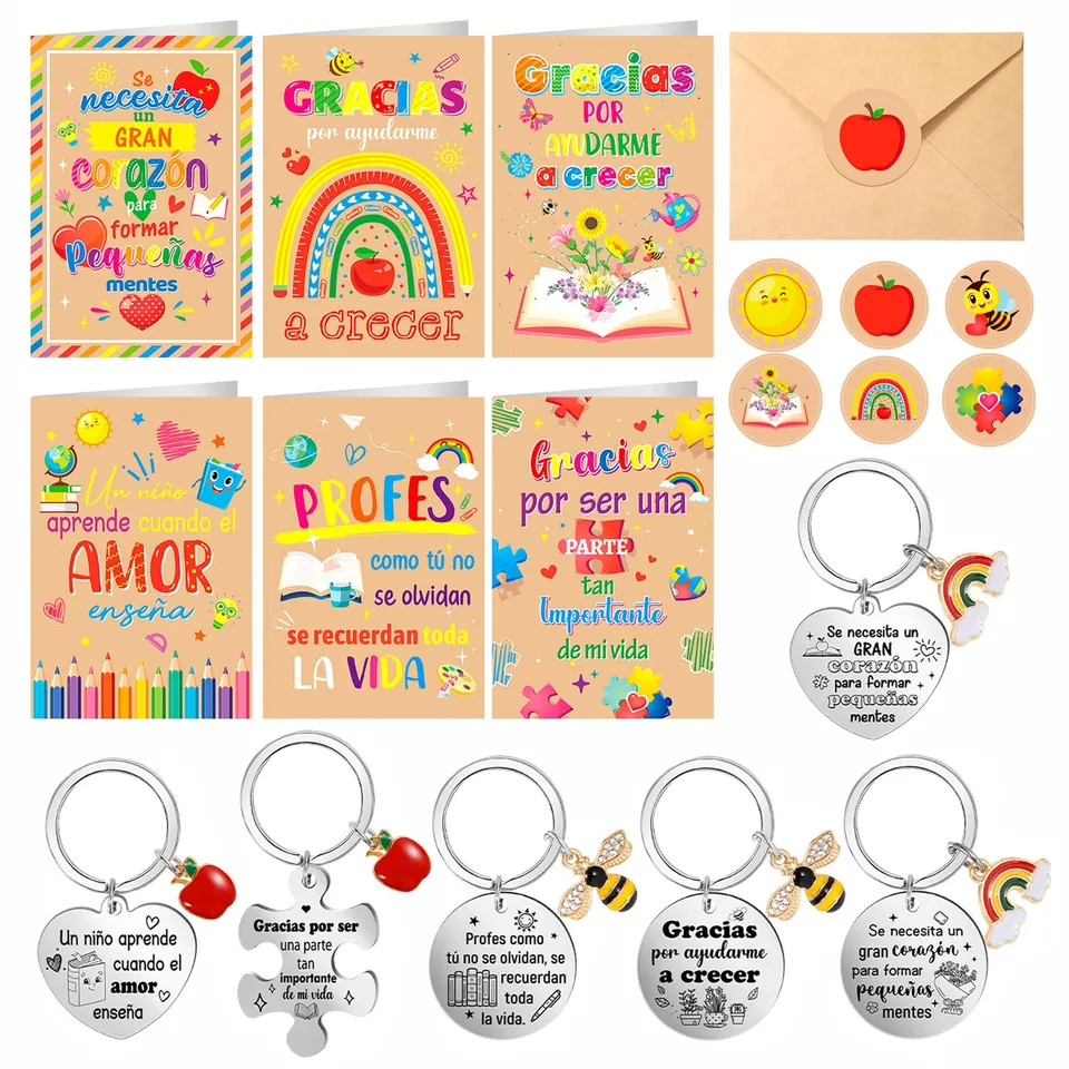 howaf-lehrerin-abschiedsgeschenk-set-karte-anh-nger image 1