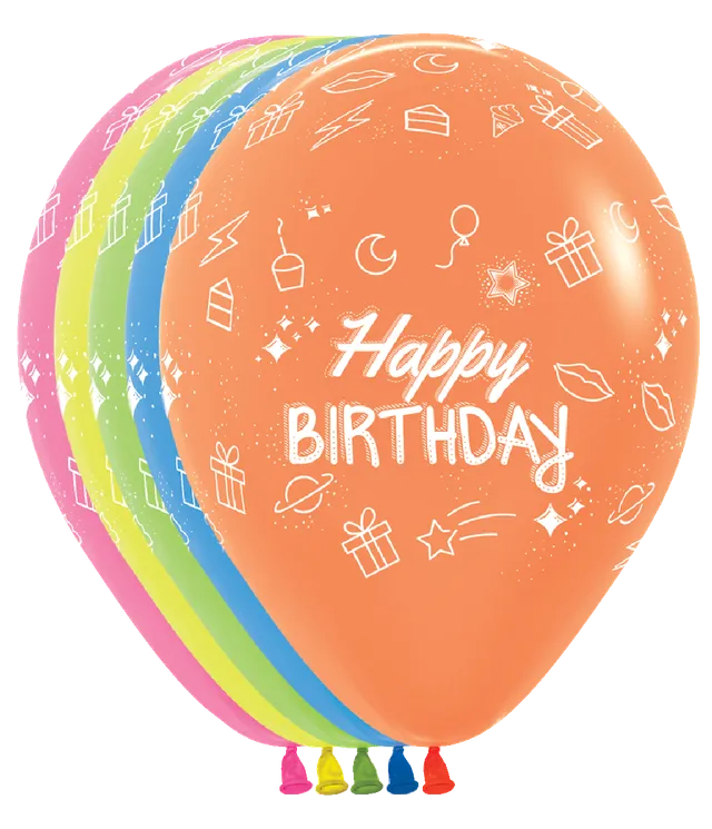 betallic-happy-birthday-neon-latexballon-11-zoll-50er image 1
