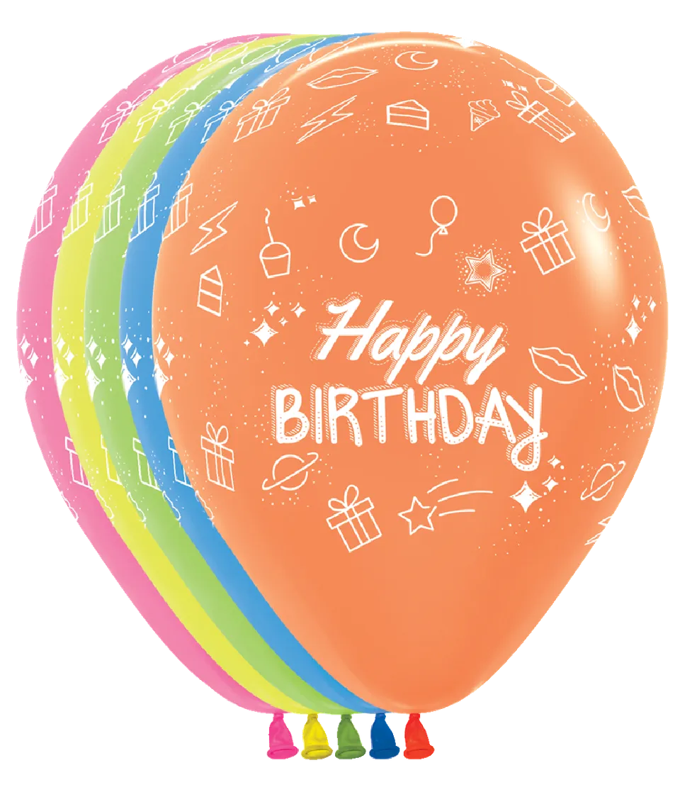 betallic-happy-birthday-neon-latexballon-11-zoll-50er image 1
