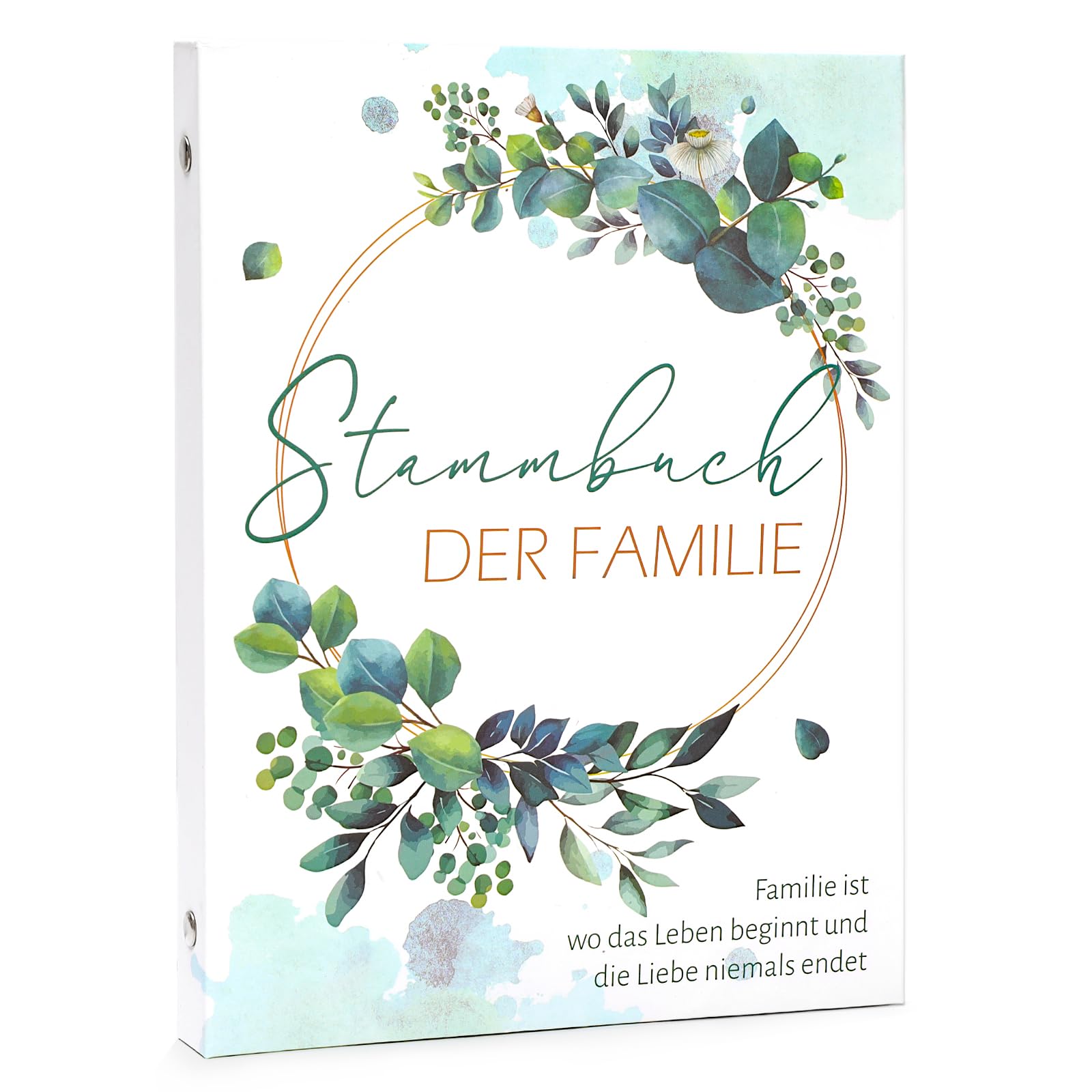 howaf-stammbuch-hochzeit-a5-hardcover-eukalyptus image 1