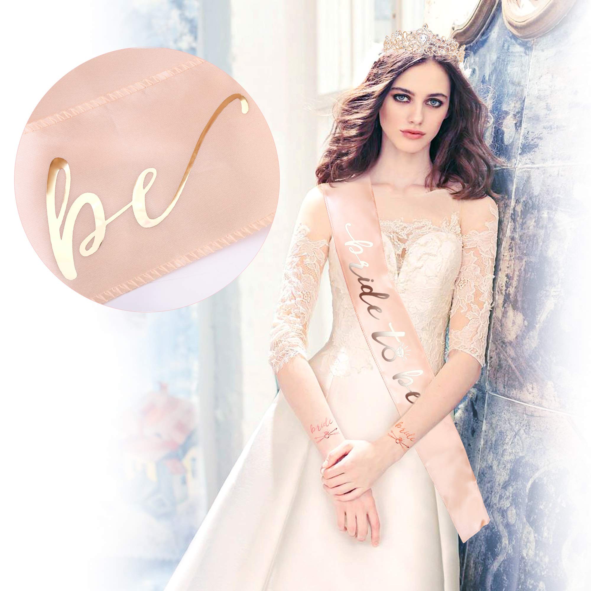 howaf-bride-to-be-jga-sch-rpen-set-ros-gold-12-teilig-satin image 3