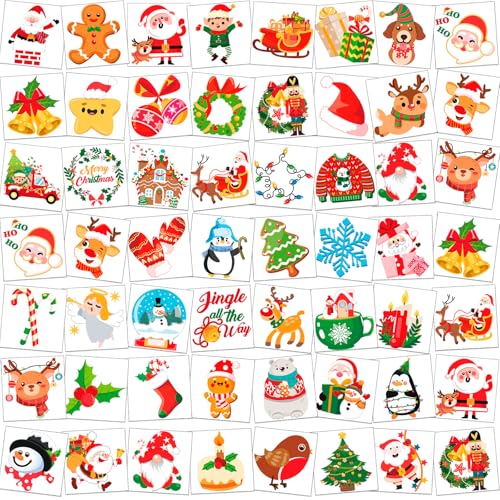 howaf-temporary-tattoos-weihnachten-tattoo-kinder-96-blatt image 8