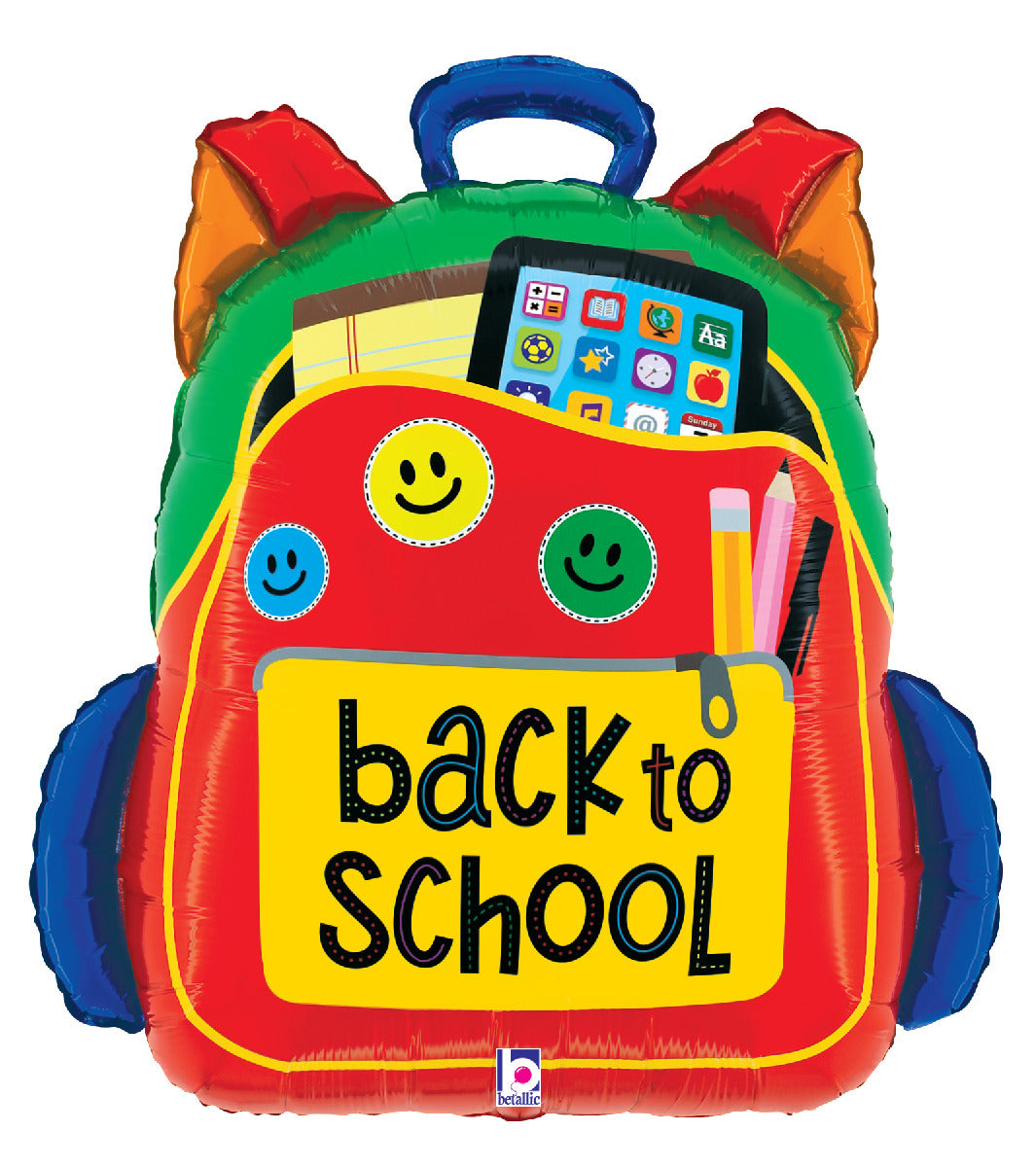 betallic-foil-back-to-school-rucksack-folienballon-25-zoll image 1