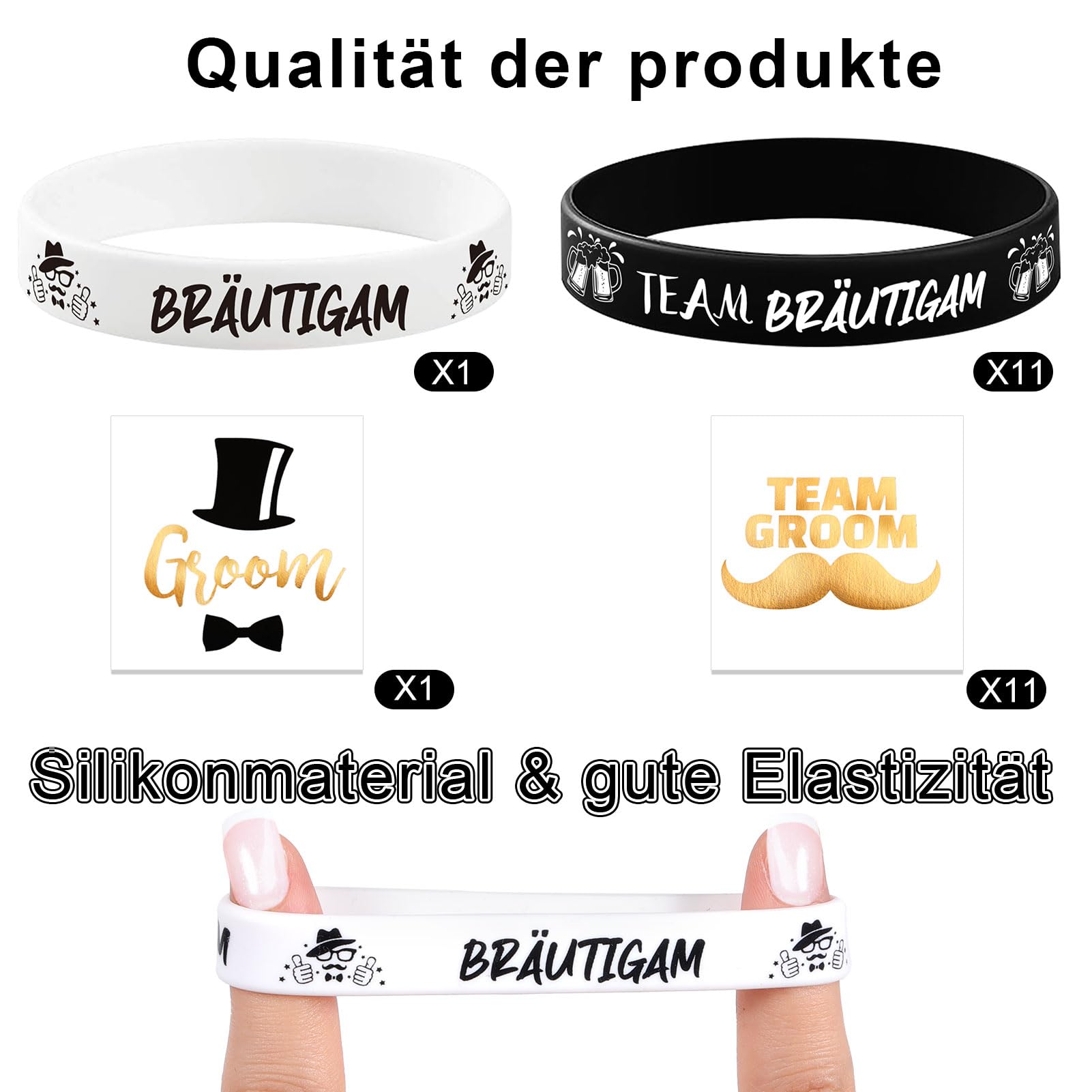 howaf-jga-m-nner-armb-nder-tattoos-set-24-teilig-schwarz image 3