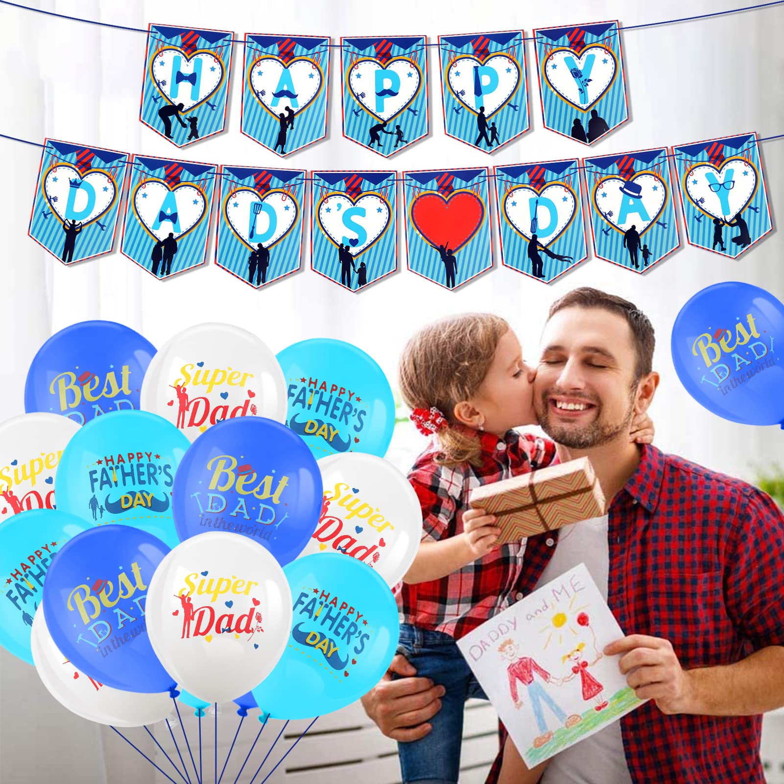 howaf-vatertag-luftballons-deko-set-blau-18-ballons-banner image 4