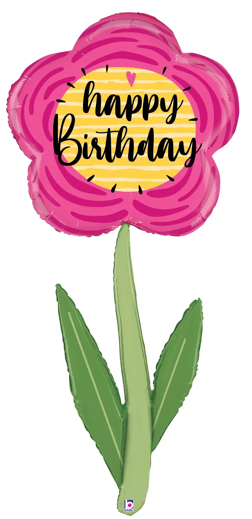 betallic-fresh-picks-birthday-flower-folienballon-60-zoll image 1