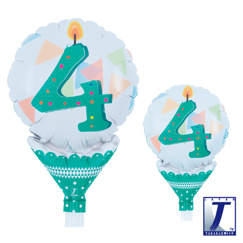 takara-upright-round-5-zoll-luftballon-party-wimpel-no-4 image 1