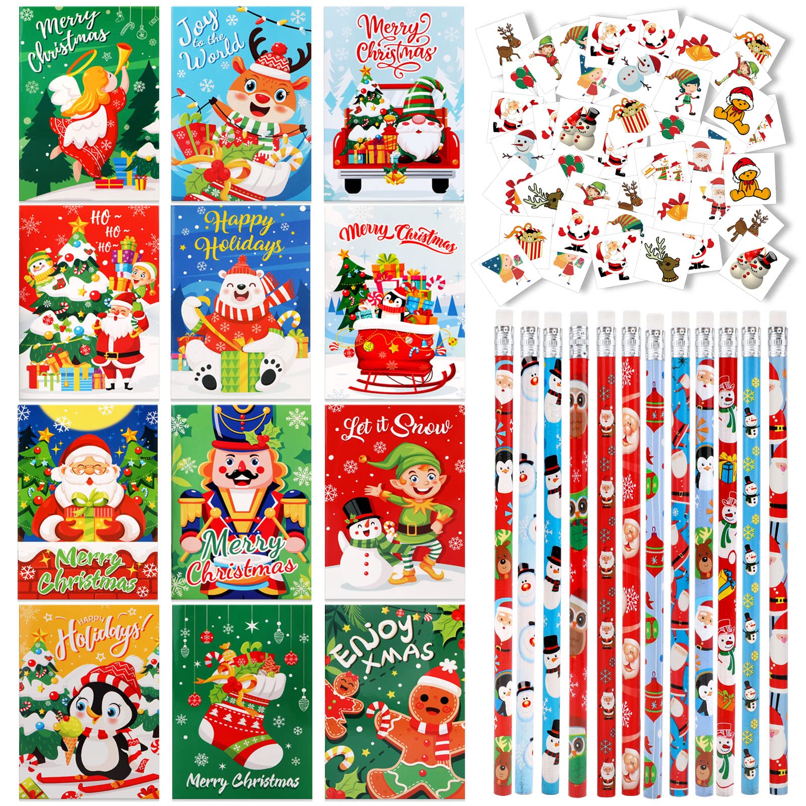 howaf-weihnachten-mitgebsel-set-bleistift-block-tattoos image 1