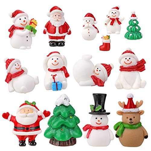 howaf-weihnachtsfiguren-mini-deko-set-harz-14-teilig-schneemann image 8