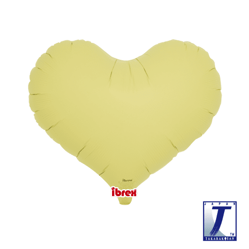 takara-ibrex-jelly-heart-14-zoll-luftballon-pastel-yellow image 1