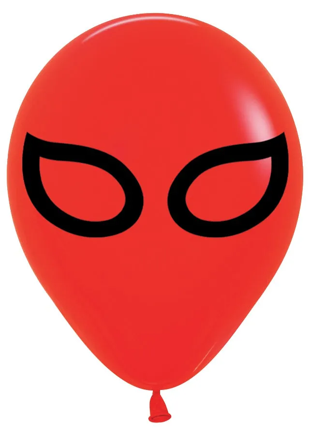 betallic-fashion-red-luchador-mask-luftballon-5-100-st image 1